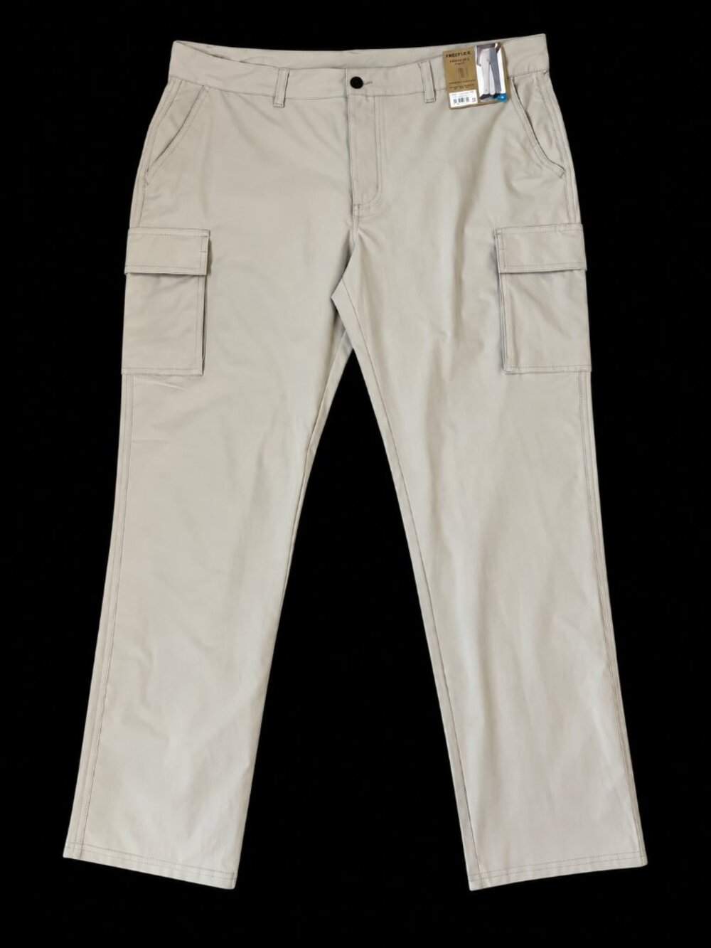 Eddie Bauer Tech Cargo Pants‎ Men XXL Stone Moisture Wicking Utility Outdoor NWT